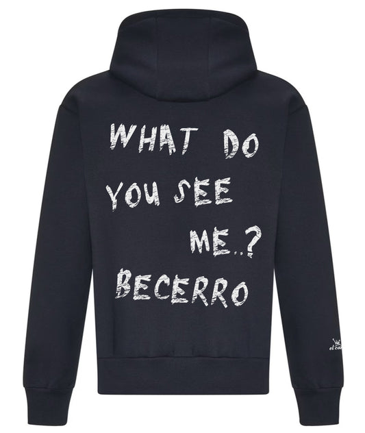 Sudadera con Capucha Becerro Oversize
